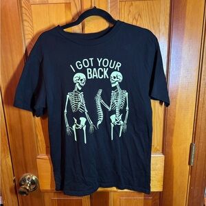 medium Skeleton funny Graphic T-Shirt